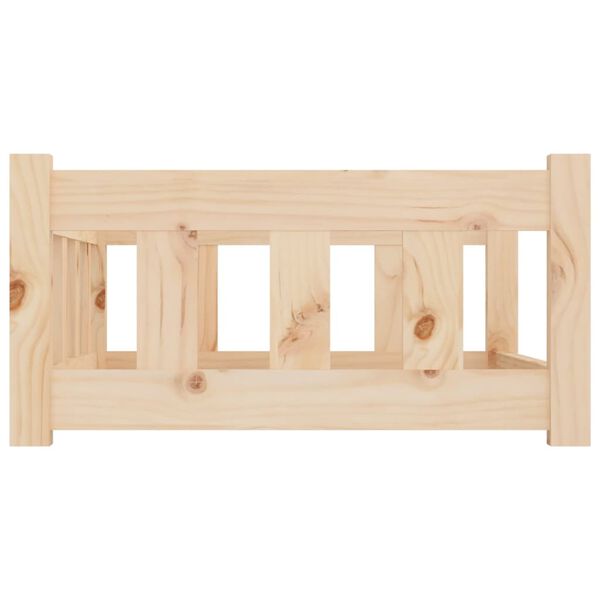 vidaXL سرير كلب 28x55,5x75,5 سم خشب صنوبر صلب