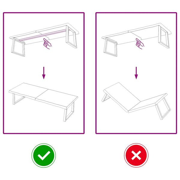 vidaXL سطح طاولة لون بني فاتح 160*60*(2-4) سم خشب بلوط صلب معالج