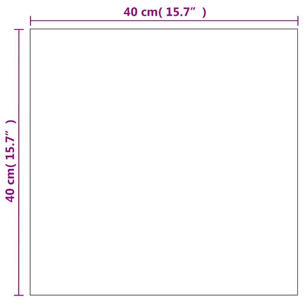 vidaXL مرآة حائط 40×40 سم زجاج مربّع