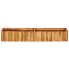 vidaXL حوض حديقة مرتفع 150×30×25 سم خشب أكاسيا صلب