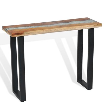 vidaXL طاولة كونسول خشب ساج 100×35×75 سم