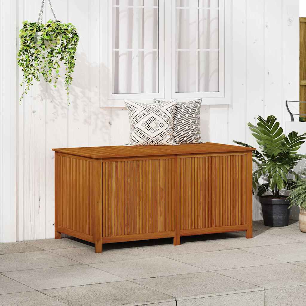 vidaXL صندوق تخزين للحديقة 150×80×75 سم خشب أكاسيا صلب