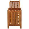 vidaXL مقعد حديقة مع 2 أحواض زرع 150×30×40 سم خشب أكاسيا صلب
