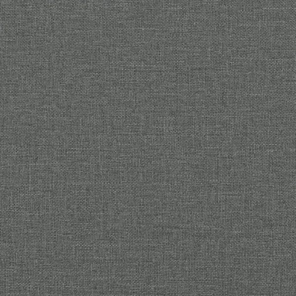 vidaXL كرسي قابل للإمالة قماش رمادي داكن