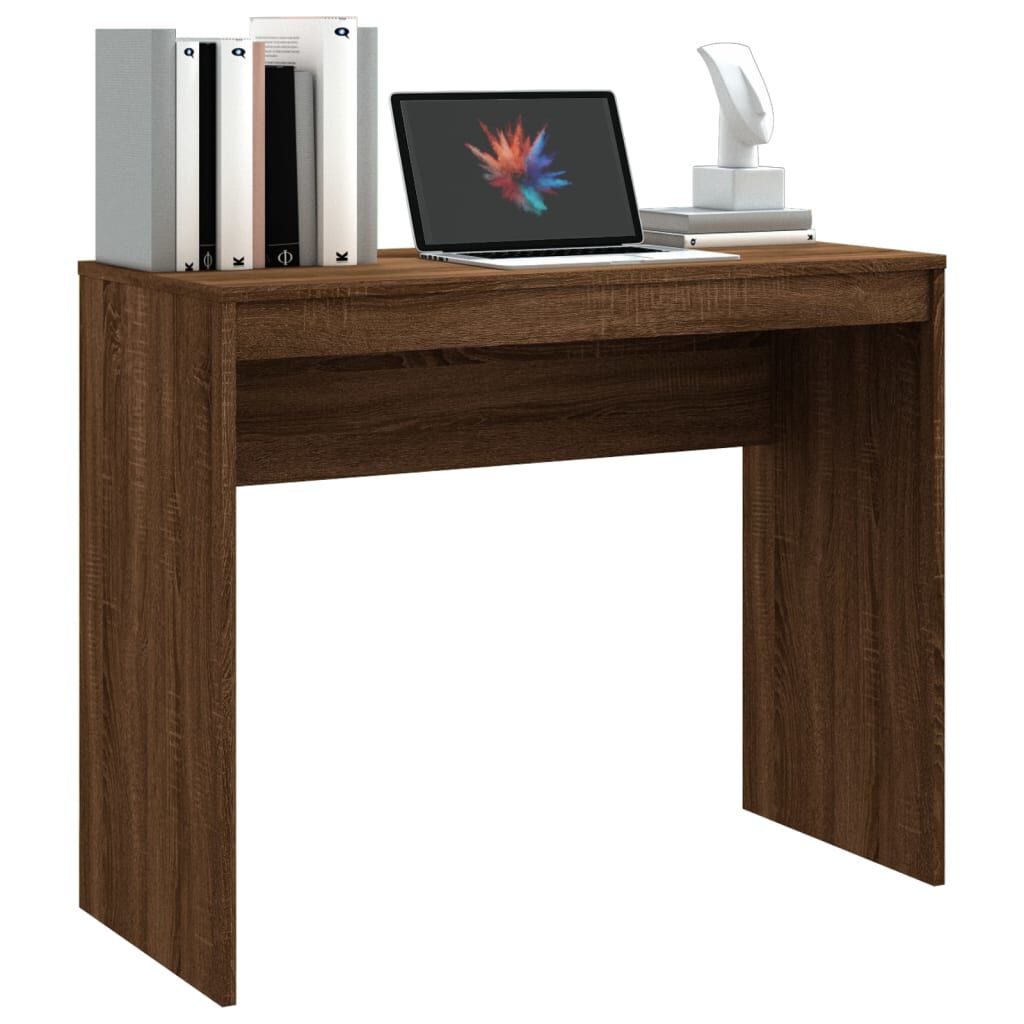 vidaXL مكتب أوك بني 90×40×72 سم خشب صناعي