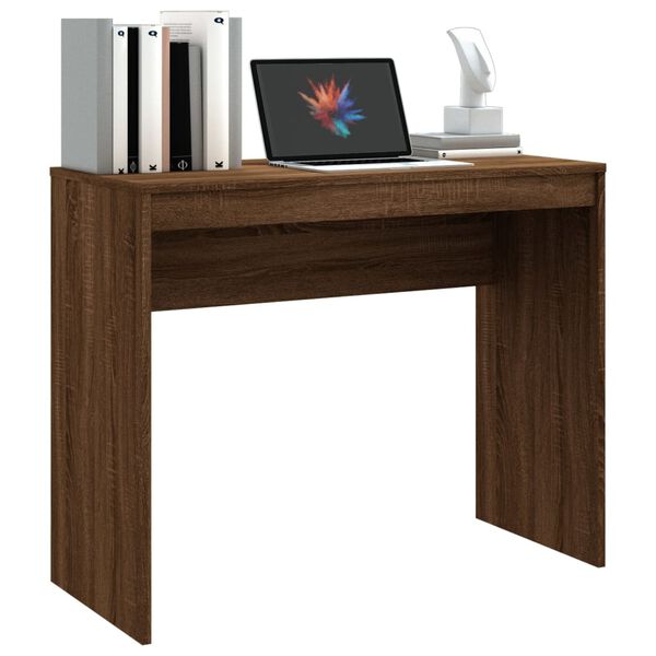 vidaXL مكتب أوك بني 90×40×72 سم خشب صناعي