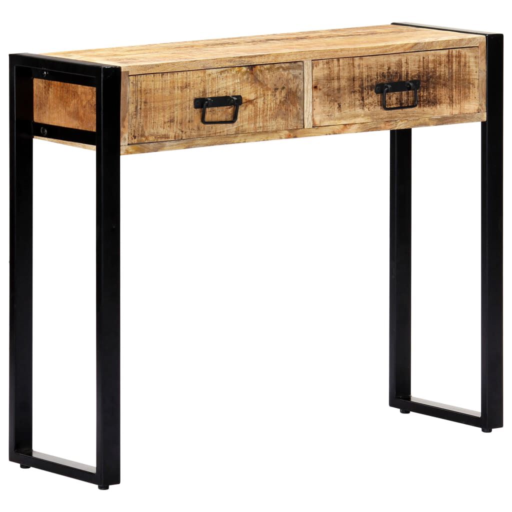 طاولة كونسول 75x30x90 سم خشب مانجو مصمت vidaXL
