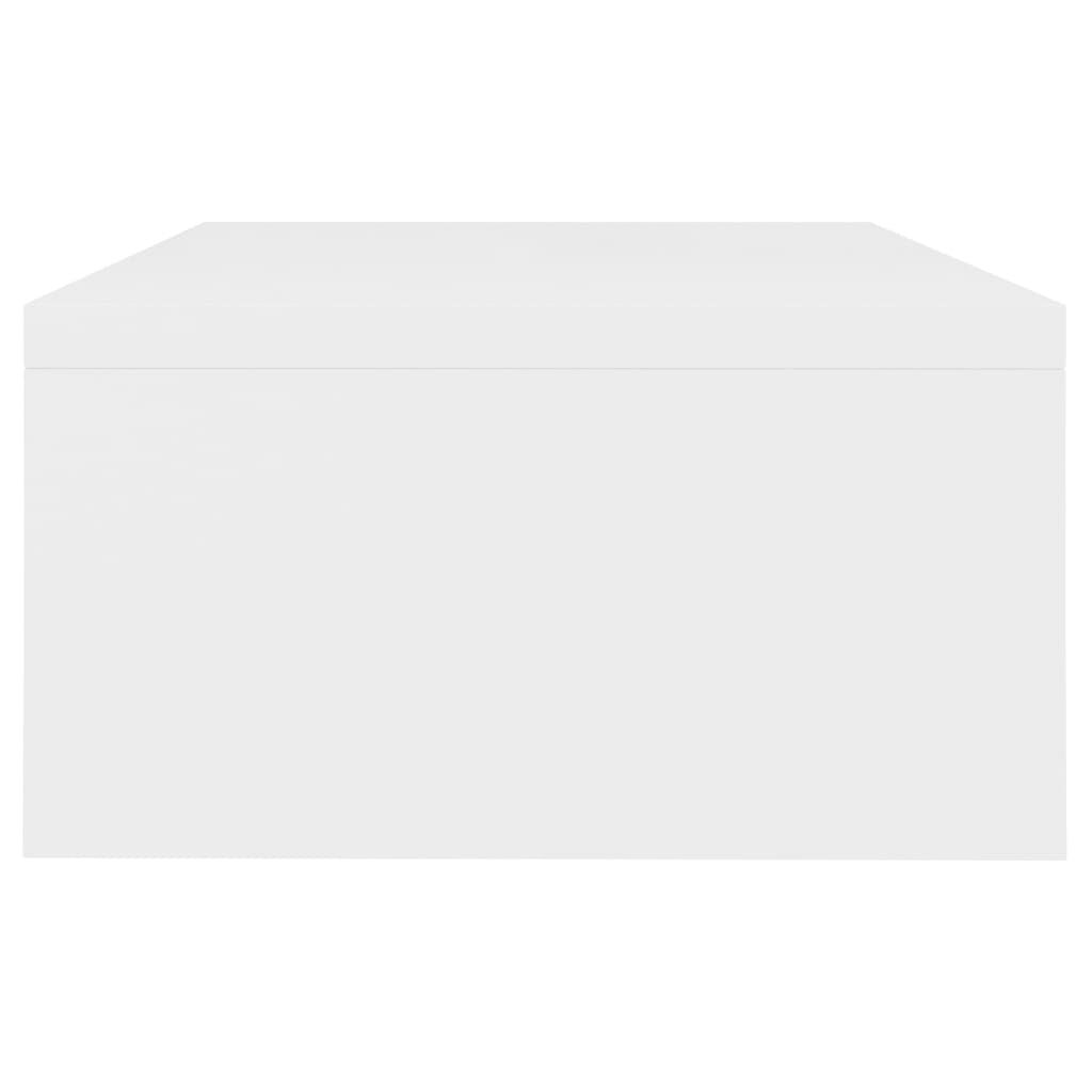 vidaXL حامل شاشة لون أبيض 42×24×13 سم خشب صناعي