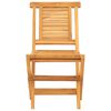 vidaXL كراسي حديقة قابلة للطي 4 ق 47x63x90 سم خشب ساج صلب