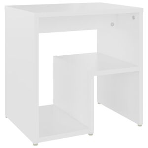 vidaXL خزانة سرير لون أبيض 40&times;30&times;40 سم خشب صناعي
