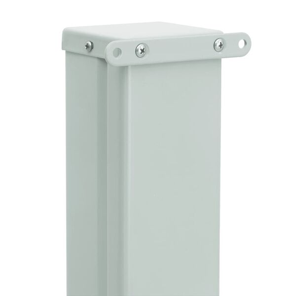 vidaXL مظلة فناء جانبية قابلة للسحب 100×500 سم أسود