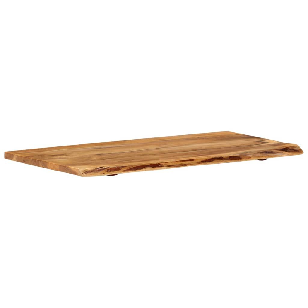 vidaXL سطح حوض غسيل الحمام خشب أكاسيا صلب 100×55×2.5 سم