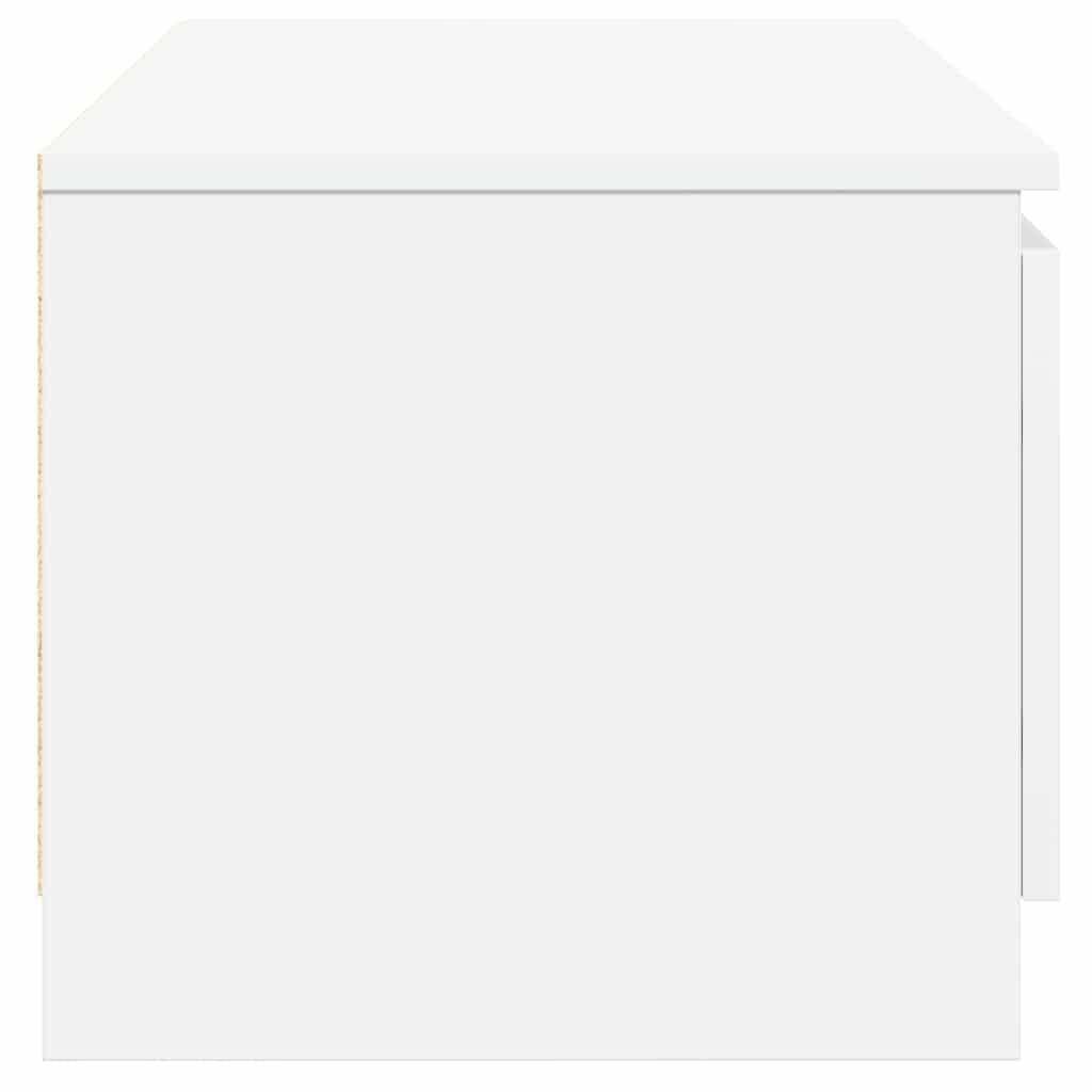 vidaXL خزانة تلفزيون لون أبيض 140×40×35.5 سم خشب صناعي