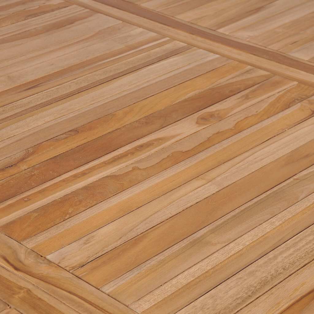 vidaXL طاولة حديقة 200×100×77 سم خشب ساج صلب