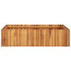 vidaXL حوض حديقة مرتفع 100×100×25 سم خشب أكاسيا صلب