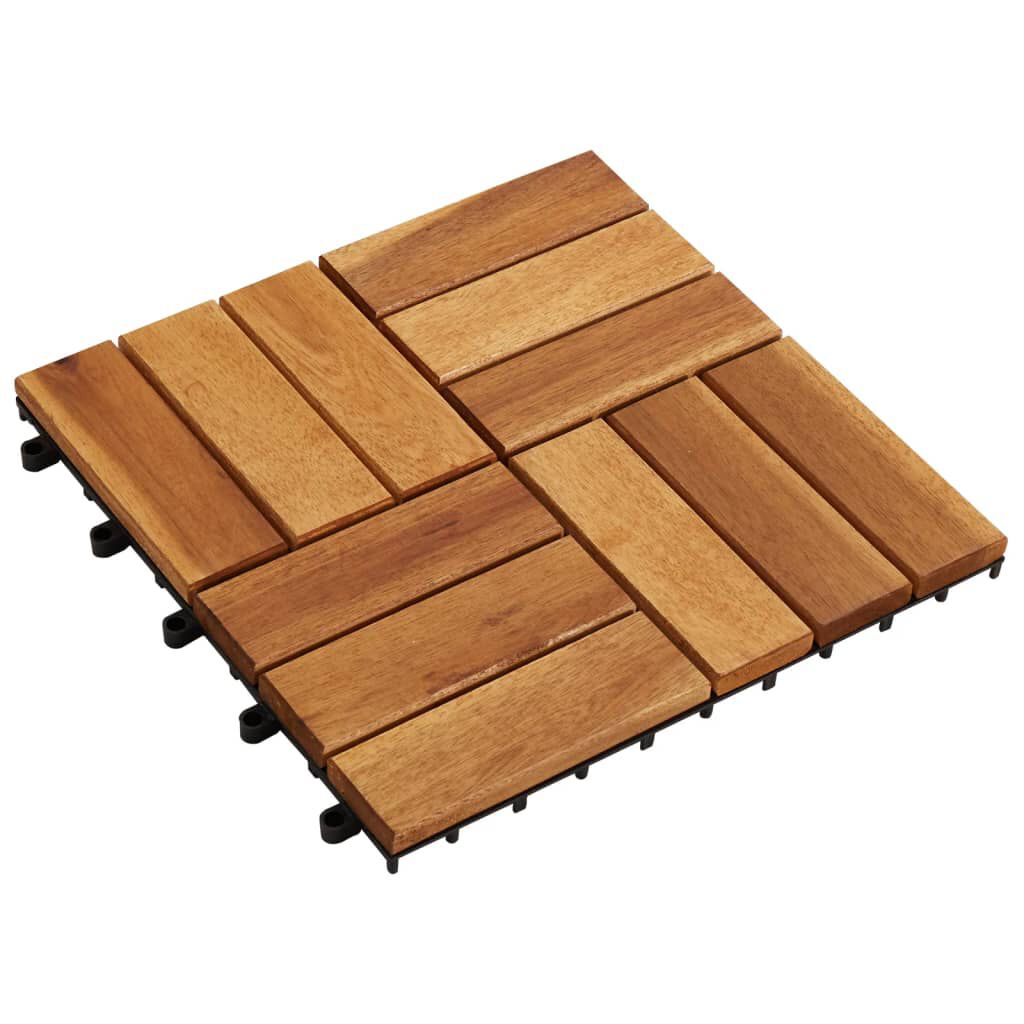 بلاط تزيين أرضيات 30×30 سم طقم أكاسيا 20 قطعة