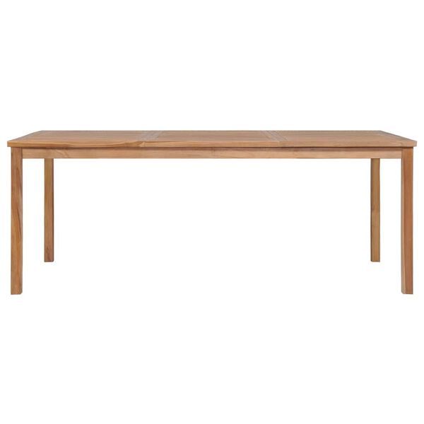 vidaXL طاولة حديقة 200×100×77 سم خشب ساج صلب