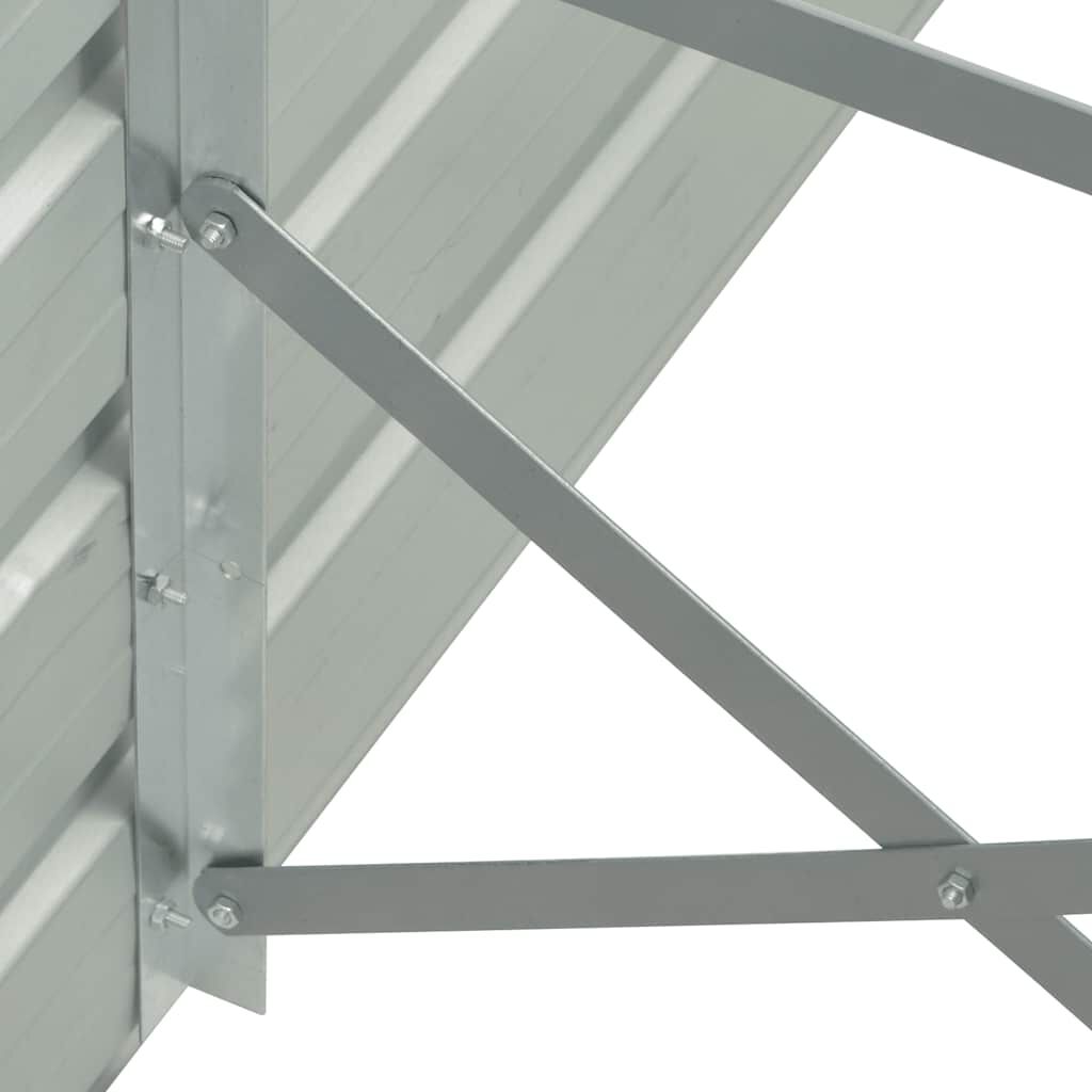vidaXL حوض حديقة مرتفع أنثراسيت 100×40×77 سم فولاذ مجلفن