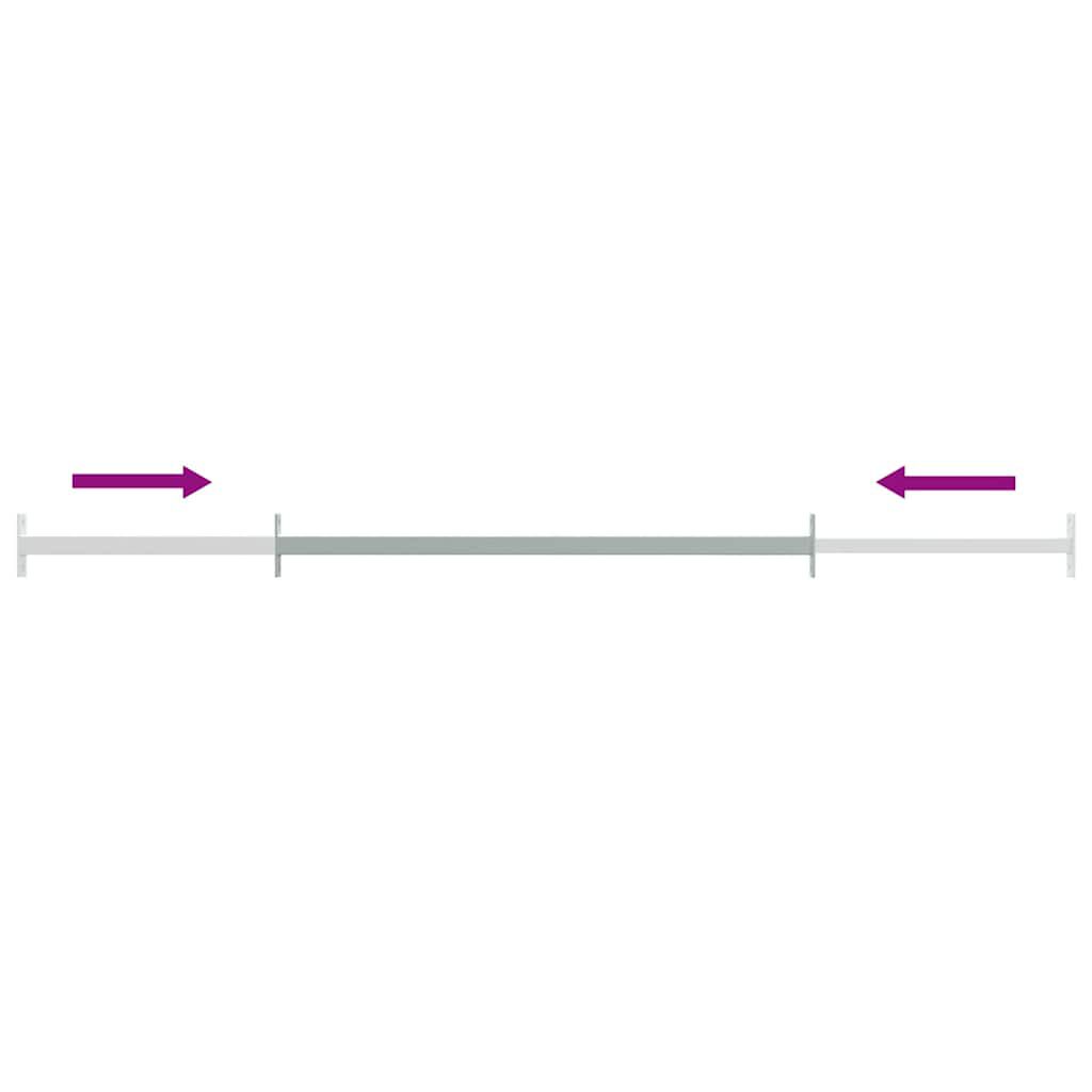 vidaXL قضيب أمان نوافذ قابل للتعديل 710-1200 مم