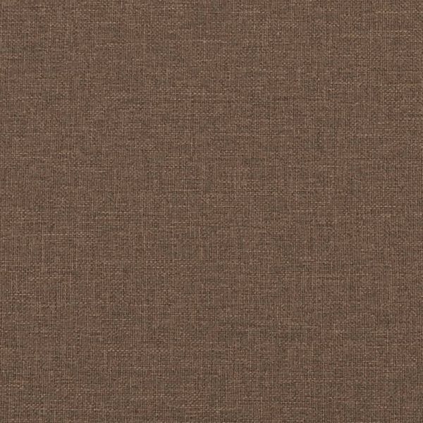 vidaXL كرسي قابل للإمالة قماش بنى