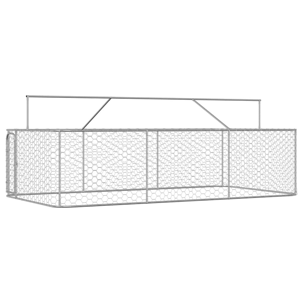 vidaXL منزل كلب خارجي مع سقف 150x200x400 سم