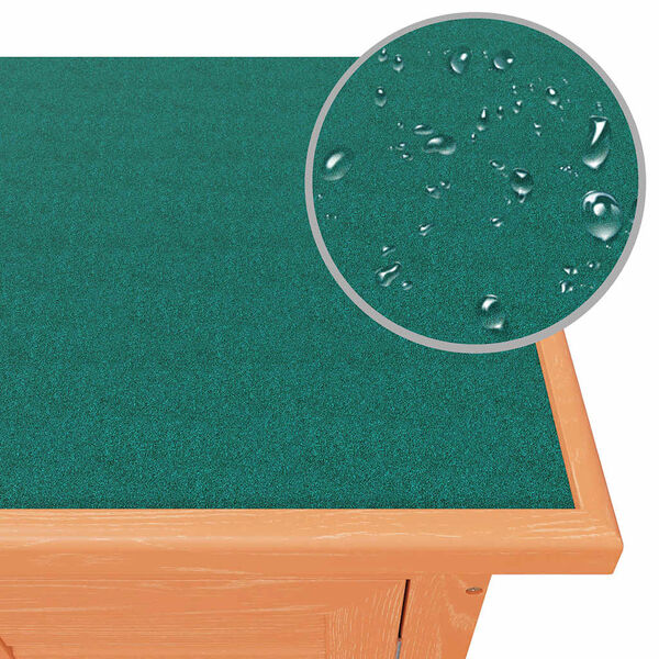 vidaXL قفص أرانب خارجي منزل الحيوانات الصغيرة قفص الحيوانات الأليفة 4 أبواب خشب