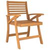 vidaXL كراسي حديقة 8 قطع 87x58x58 سم خشب أكاسيا صلب