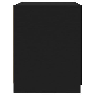 vidaXL خزانة غسالة أسود 71×71.5×91.5 سم خشب حبيبي