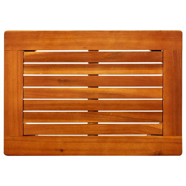 vidaXL طاولة قهوة للحديقة 50×35×36 سم خشب أكاسيا صلب