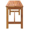 vidaXL مقعد طويل للحديقة 45x35x110 سم خشب أكاسيا صلب