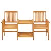 vidaXL كراسي حديقة مع طاولة شاي 159×61×92 سم خشب سنط صلب