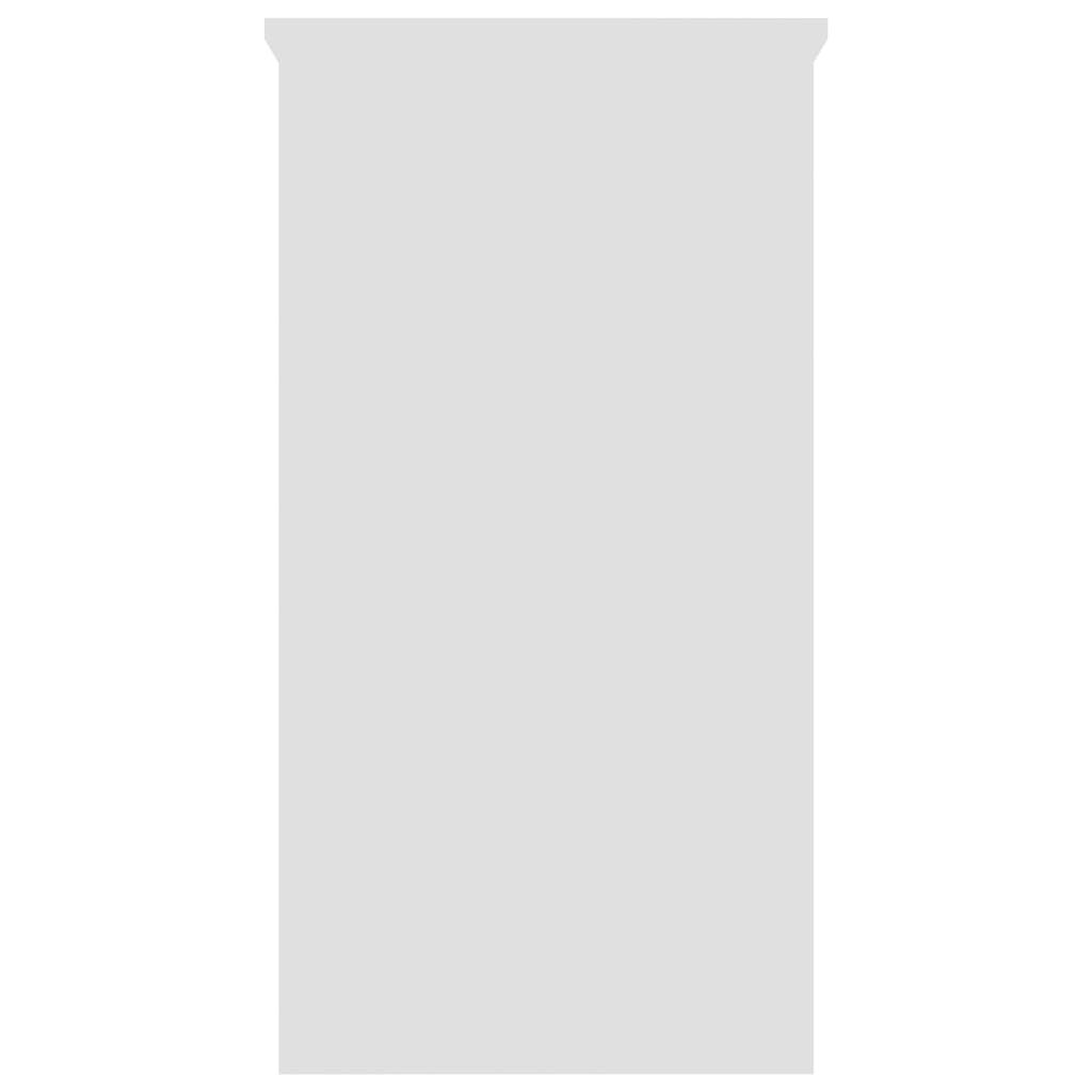 vidaXL مكتب لون أبيض 80×40×75 سم خشب صناعي