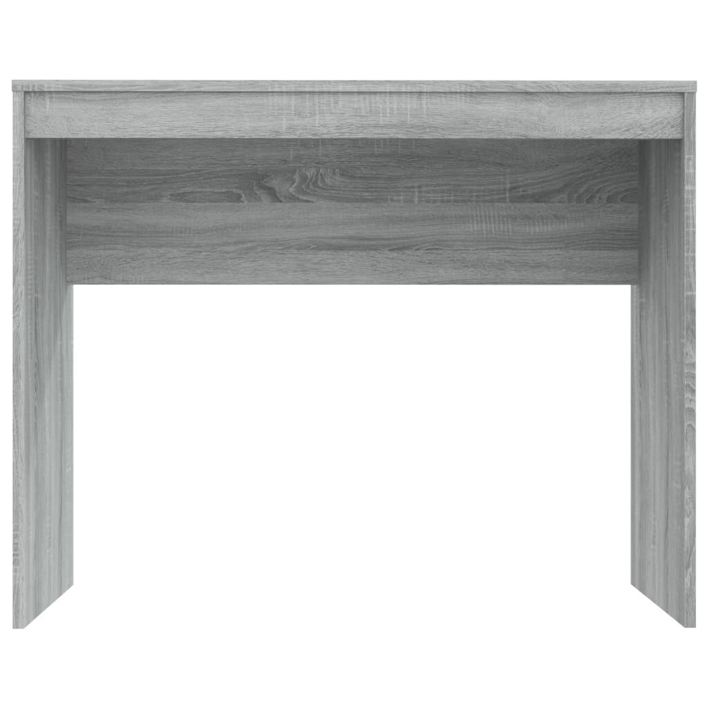 vidaXL مكتب سونوما رمادي 90×40×72 سم خشب صناعي