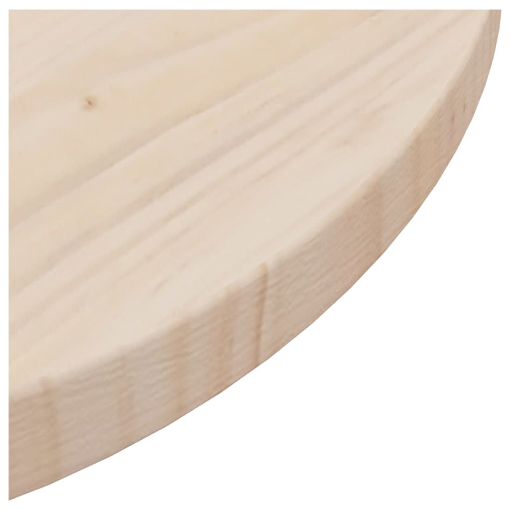 vidaXL سطح طاولة قطر 2,5x40 سم خشب صنوبر صلب