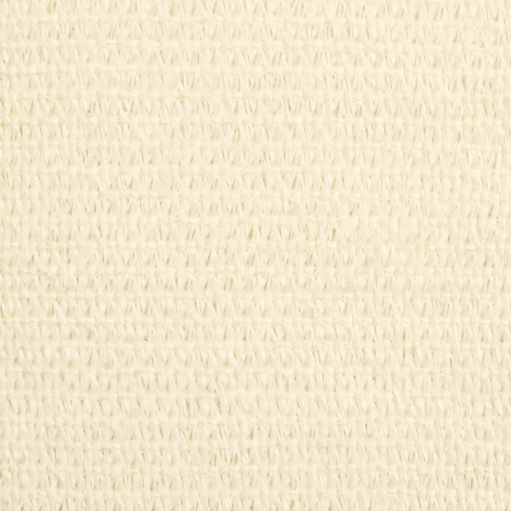 vidaXL مظلة شراعية 160 جم/م² كريمي 4.5×4.5×4.5 م HDPE