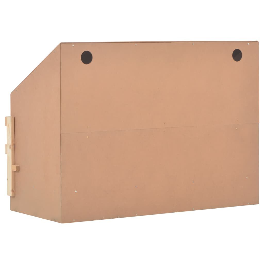 vidaXL عش دجاج 3 حجرات 93×40×65 سم خشب صنوبر صلب