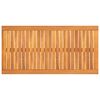 vidaXL طاولة قهوة 100×50×33 سم خشب أكاسيا صلب
