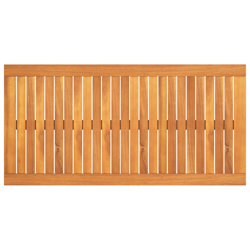 vidaXL طاولة قهوة 100×50×33 سم خشب أكاسيا صلب