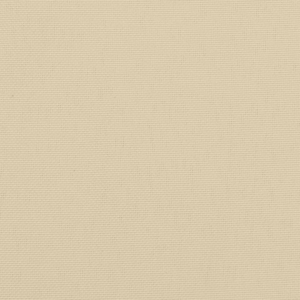 vidaXL وسائد بنش حديقة 2 ق بيج 100×50×7 سم قماش أكسفورد