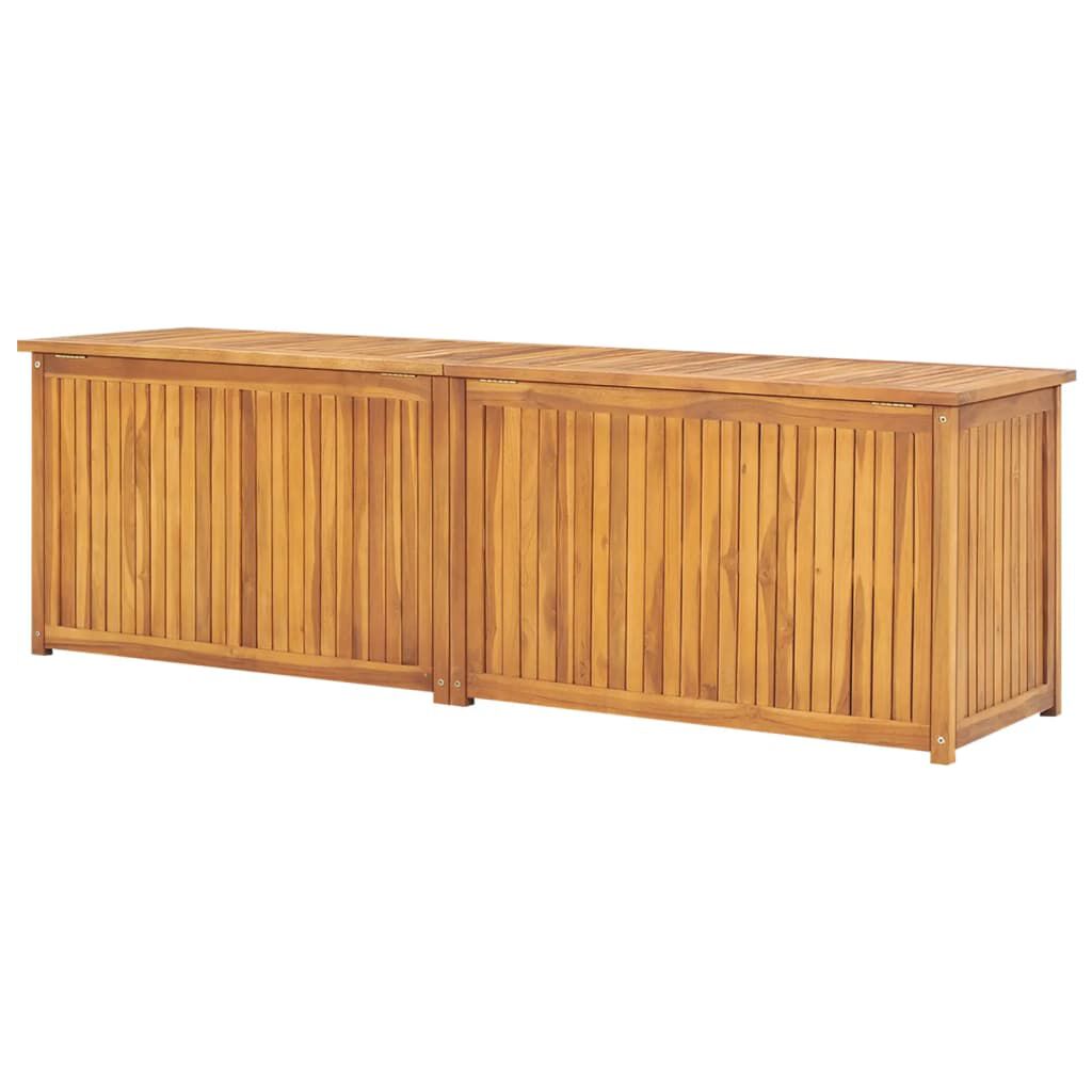 vidaXL صندوق حديقة 175×50×55 سم خشب ساج صلب