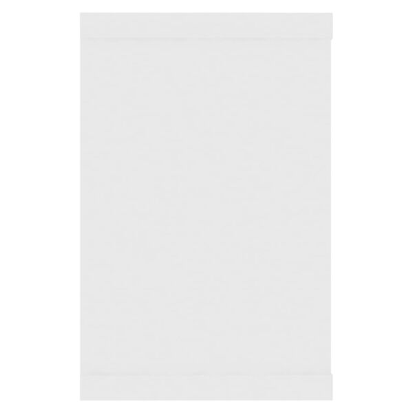 vidaXL رفوف جدارية مكعبة 2 ق أبيض 60×15×23 سم خشب صناعي