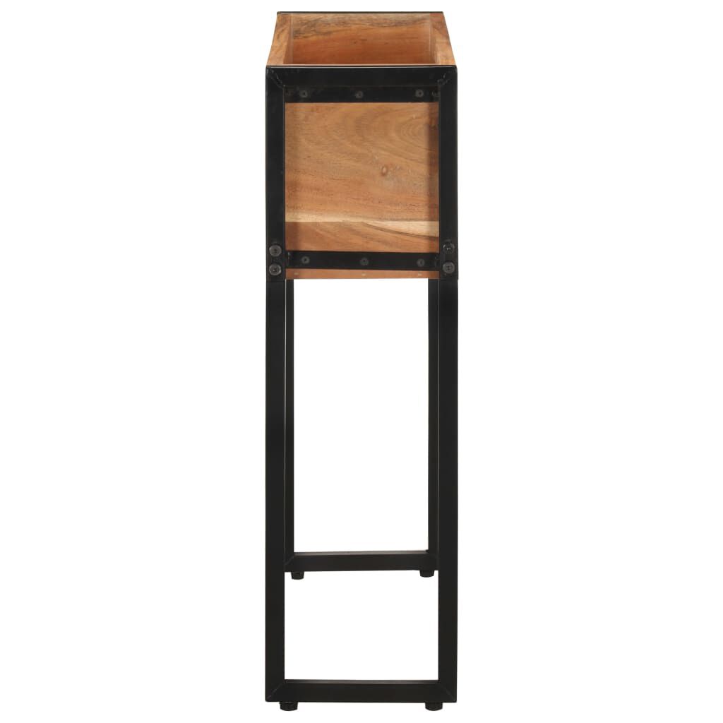 vidaXL حوض زرع 60×20×68 سم خشب أكاسيا صلب