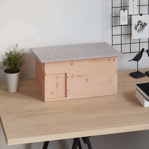 vidaXL بيت قنفذ 45&times;33&times;22 سم خشب