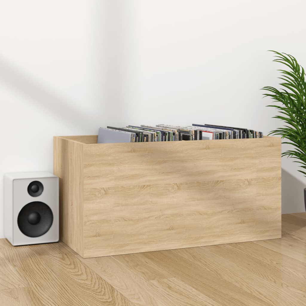 vidaXL صندوق تخزين فينيل سونوما أوك 71×34×36 سم خشب صناعي