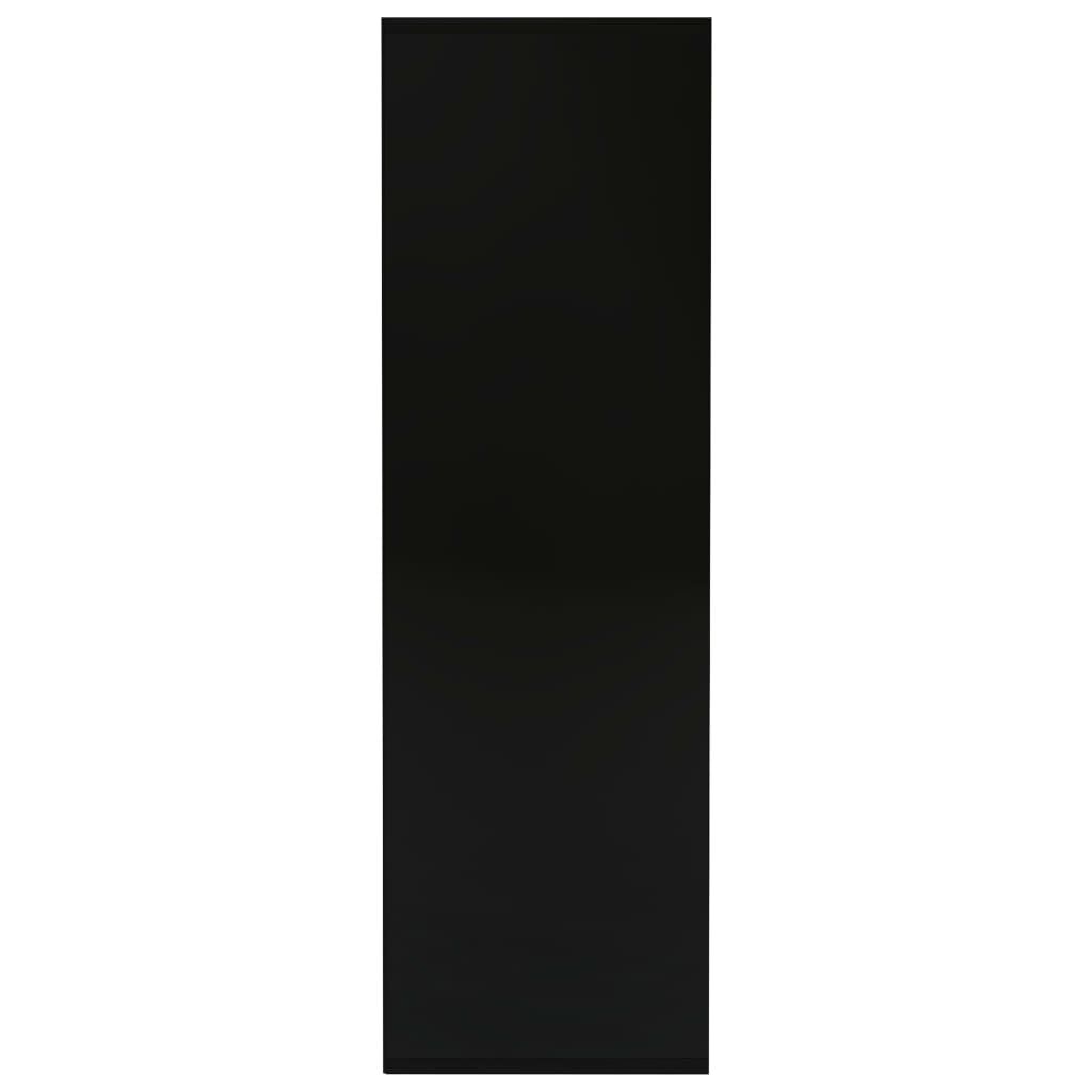 vidaXL خزانة كتب أسود 98x29x97,5 سم خشب صناعي