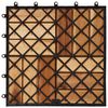 vidaXL عدد 10 ق بلاط تزيين خشب أكاسيا 30×30 سم