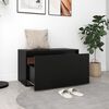 vidaXL بنش مدخل 80×40×45 سم خشب صناعي أسود