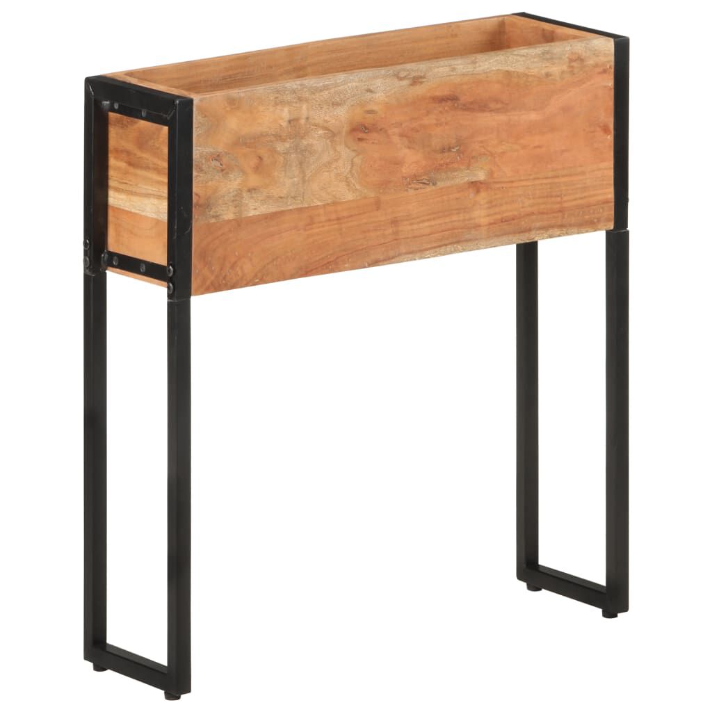 vidaXL حوض زرع 60×20×68 سم خشب أكاسيا صلب