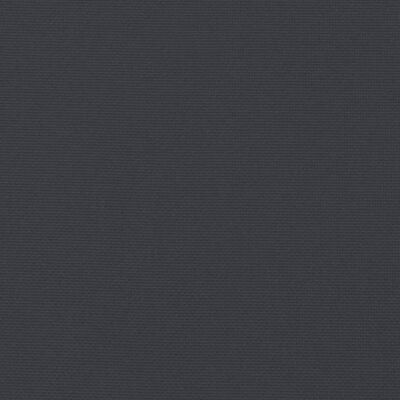 vidaXL وسائد بنش حديقة 2 ق أسود 120×50×7 سم قماش أكسفورد