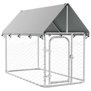 vidaXL منزل كلب خارجي مع سقف 150x100x200 سم